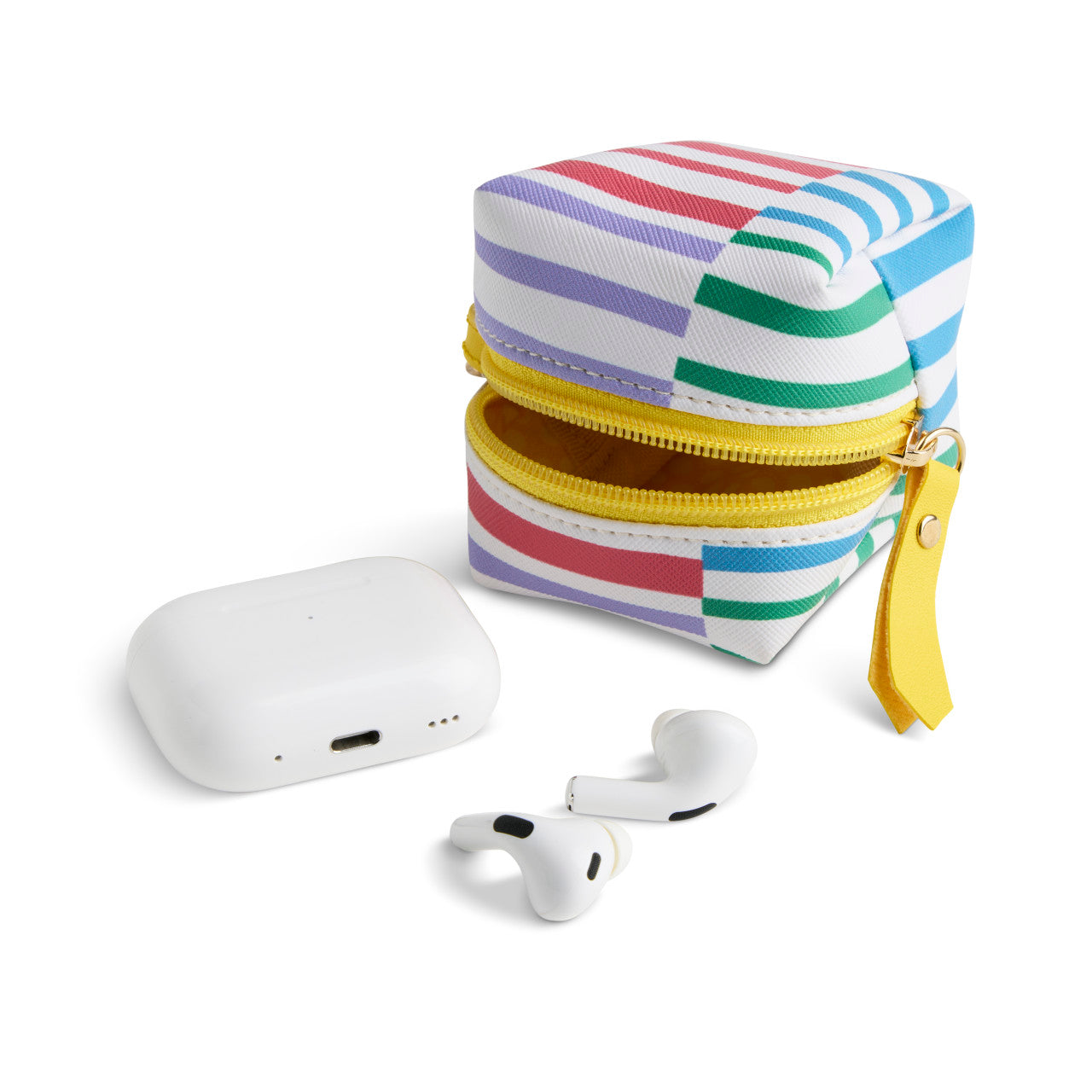 Demdaco Boldly Striped Earbud Case