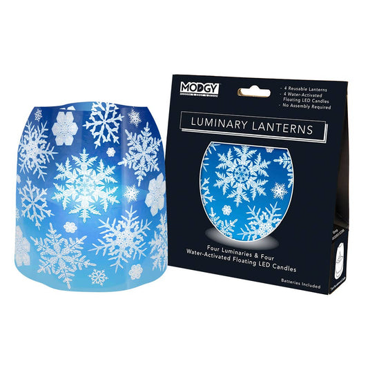 Modgy Luminary Lanterns - Let it Snow - Christmas - Winter Wonder