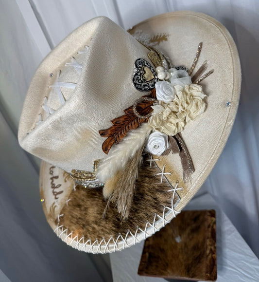 Annie’s Touch Felt Cowgirl Hat- To Have To Hold