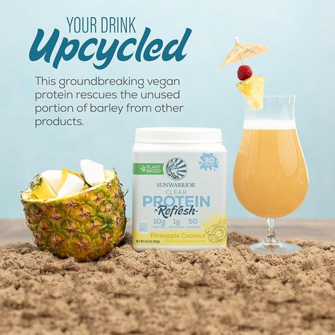 Clear Pineapple Coconut Protein Powder - Barley Protein