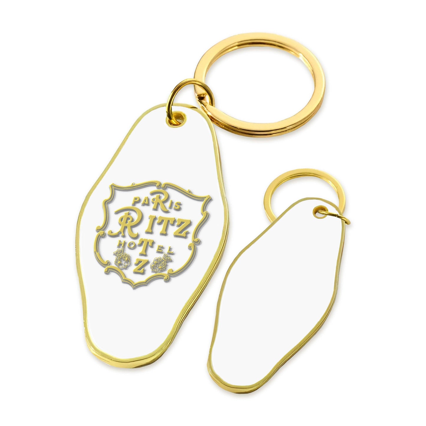 Toss Designs Keychain White - Ritz Emblem