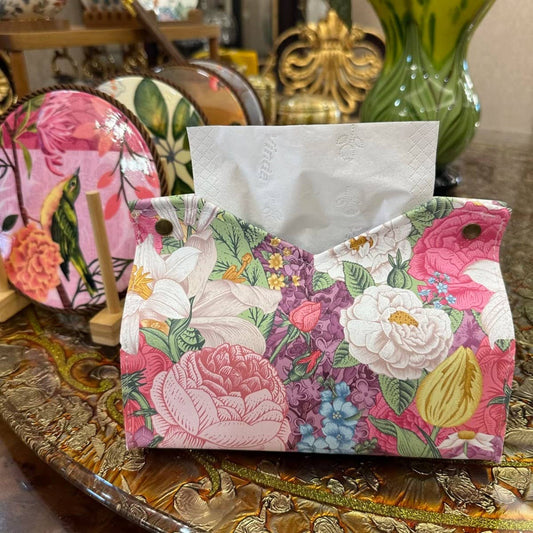 CREATIVE OIL PAINTING FLOWER LEATHER TISSUE