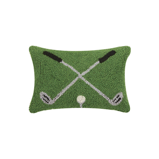 Peking Handicraft Cross Golf Clubs Hook Pillow