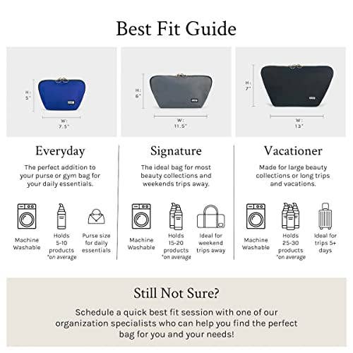 Kusshi Signature Makeup Bag-Machine Washable Medium Cosmetic Bag