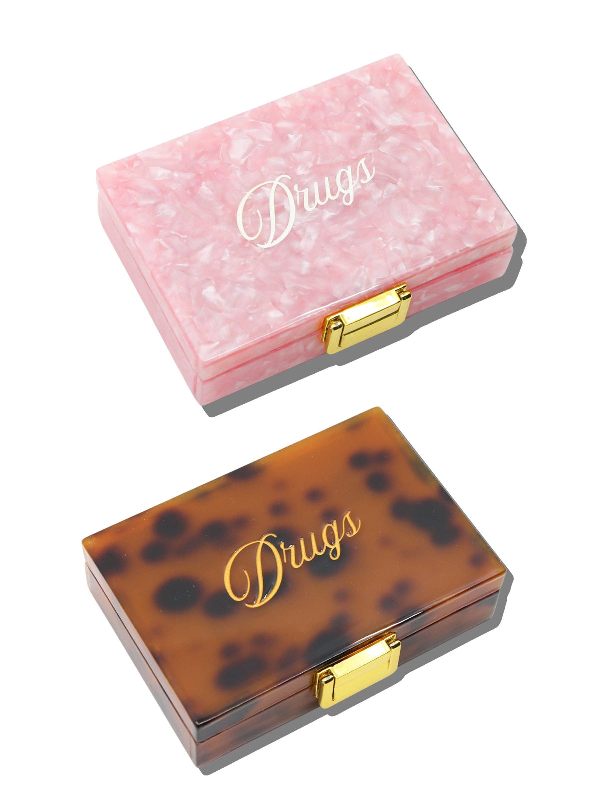 Solar Eclipse Hand-painted Drugs Daily Ritual Pill Case