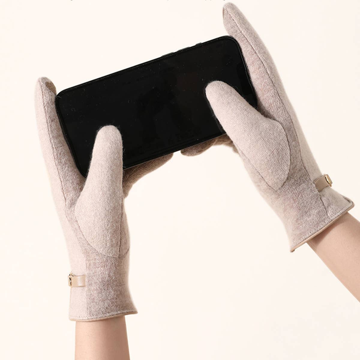 Cute Wool Touchscreen Gloves – Winter for Women_CWAG0048