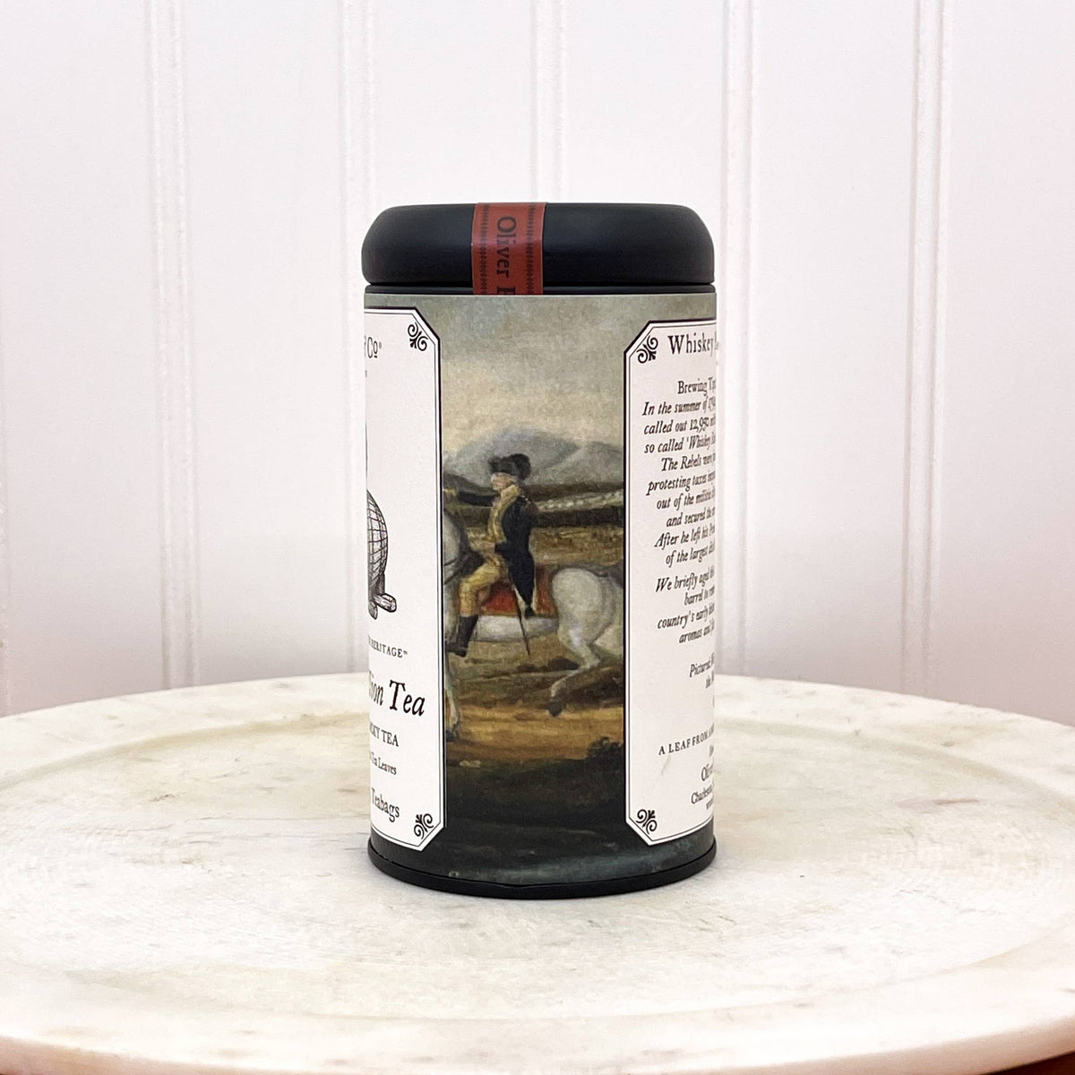 Oliver Pluff & Company Whiskey Rebellion Commemorative Tea Tin - 20 Teabags