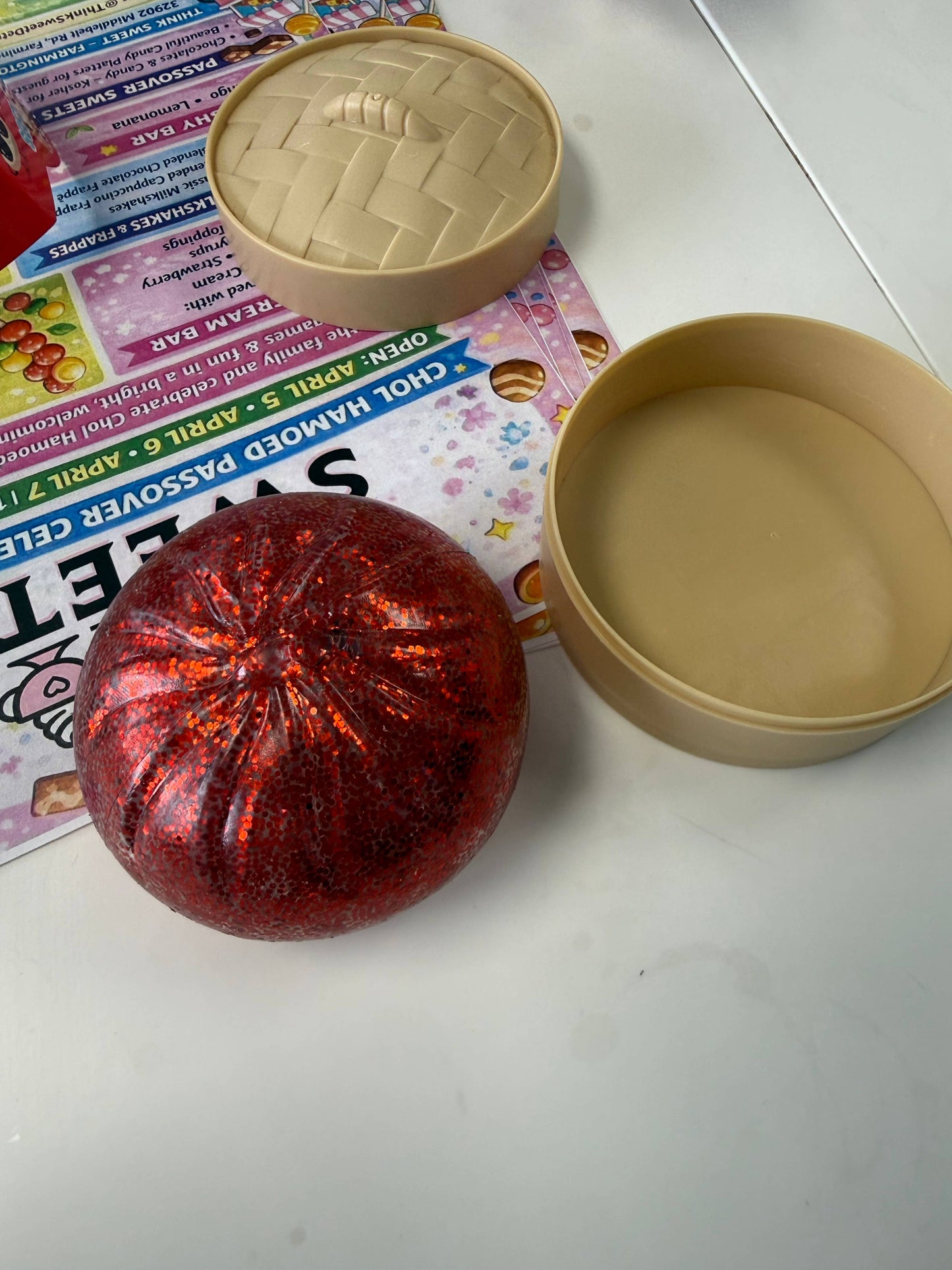 The Viral Dumpling Squishy  - Glitter Edition