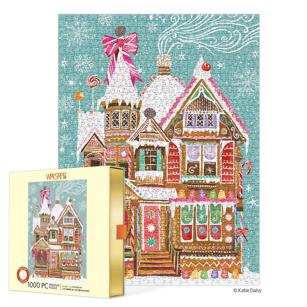 WerkShoppe Gingerbread House 1000 Piece Christmas Puzzle