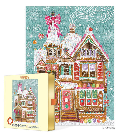 WerkShoppe Gingerbread House 1000 Piece Christmas Puzzle