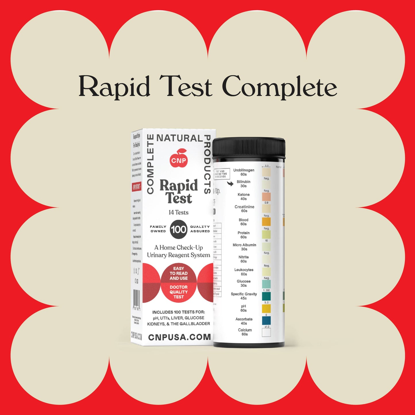 Rapid Test Complete 14 Tests - 100 Count