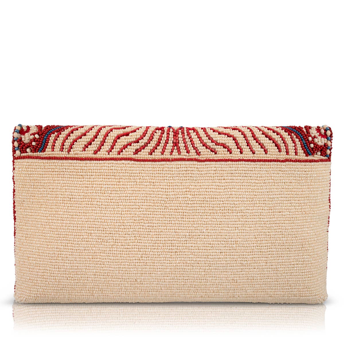 Mary Frances Tied & True Red and Blue Beaded Bandana Inspired Crossbody