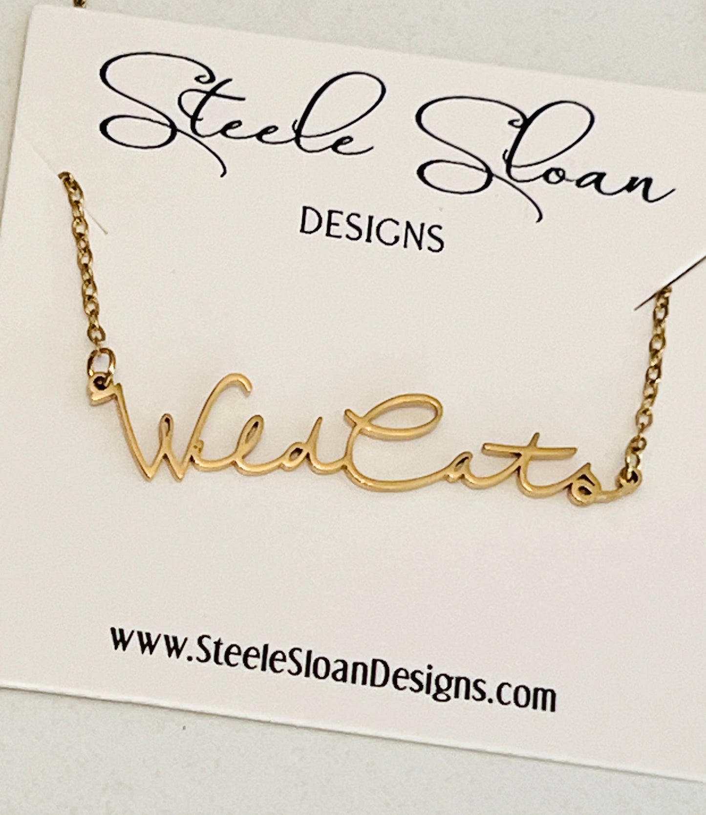 Steele Sloan Designs Wildcats Gameday Necklace