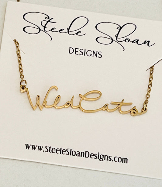 Steele Sloan Designs Wildcats Gameday Necklace