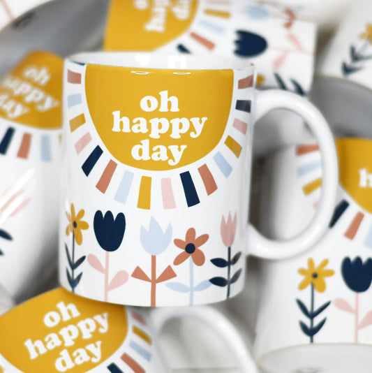 Mugsby- Oh Happy Day Ceramic Mug