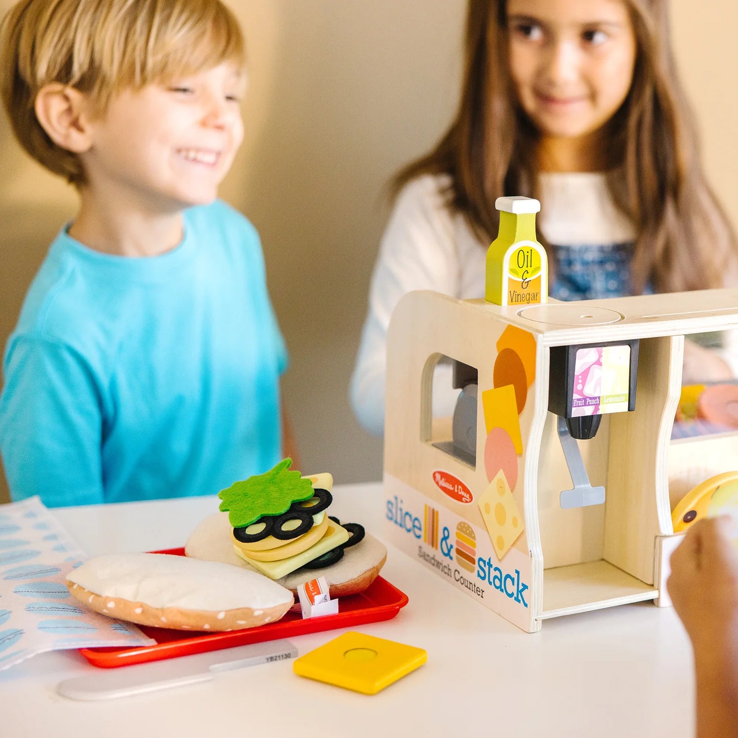 Melissa & Doug Slice & Stack Sandwich Counter