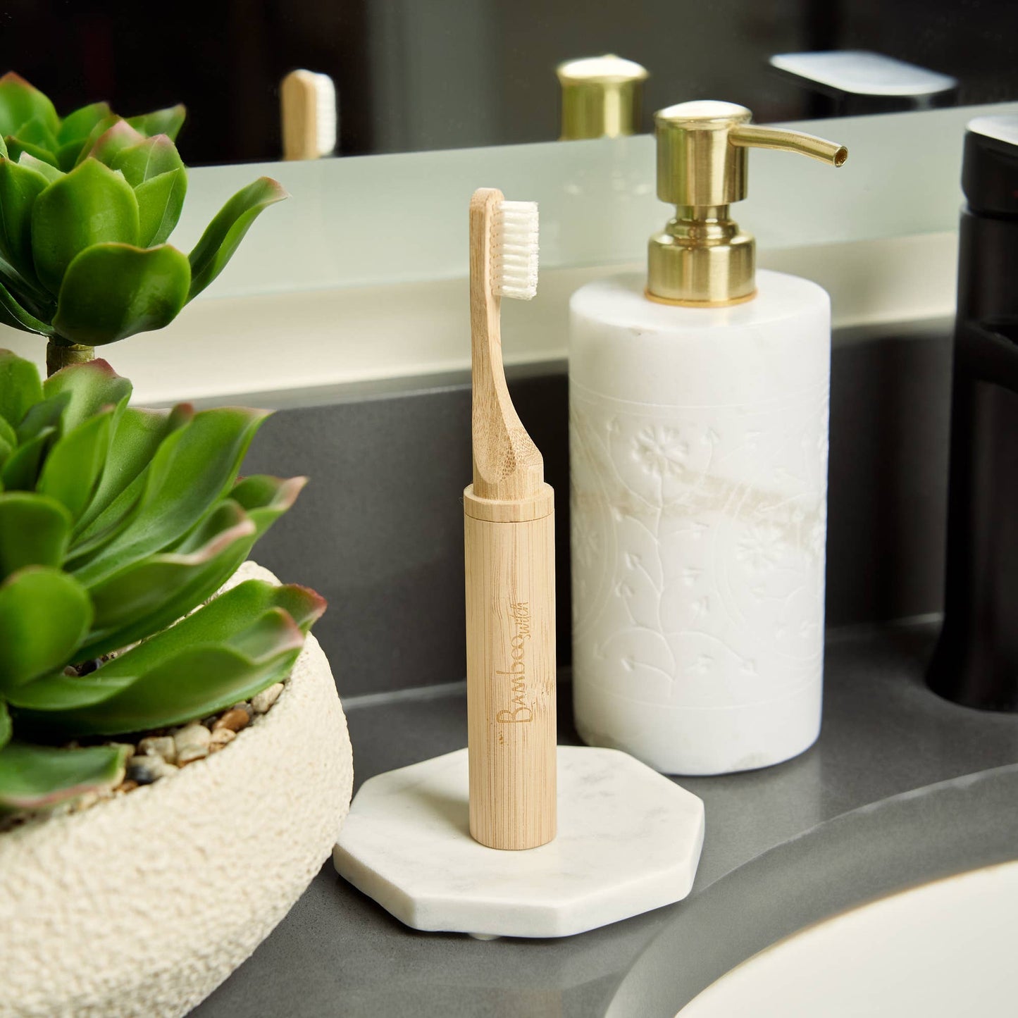 Bamboo Switch Compostable Bamboo Travel Toothbrush | Earth Day Bestseller