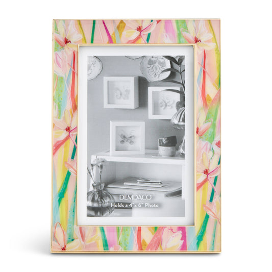 Elisabeth Hays Floral Enamel Frame