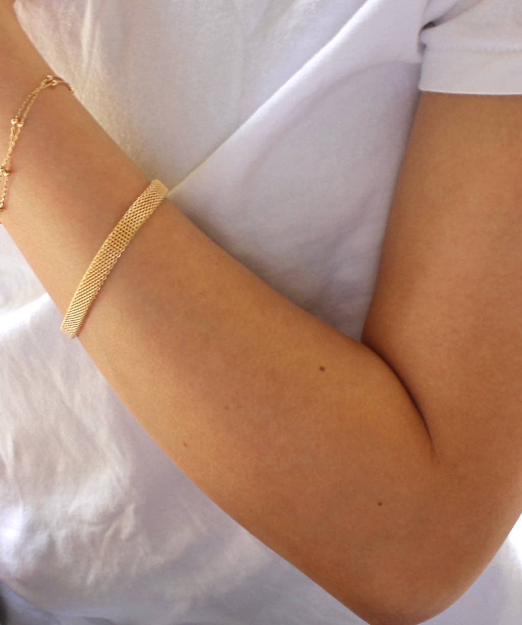 Vivian Grace Sahara Mesh Chain Bracelet