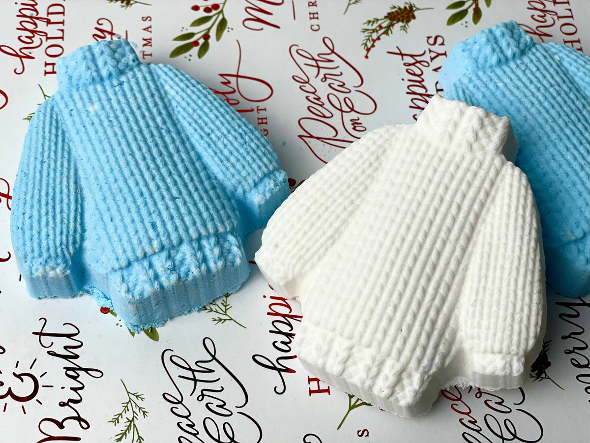Cozy Sweater Bath bomb, Christmas gift