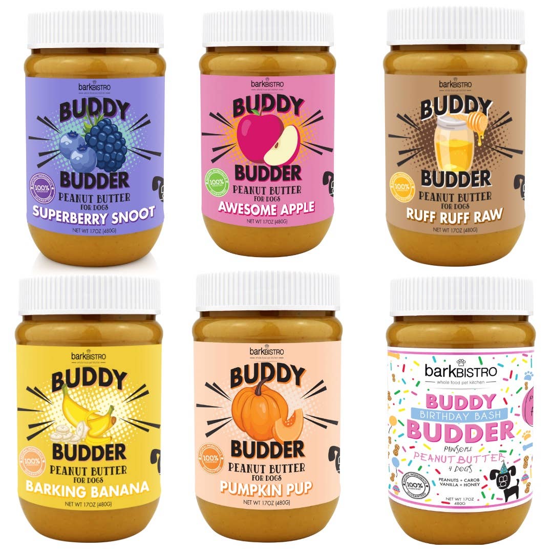 Buddy Butter Dog Peanut Butter Assorted Flavors