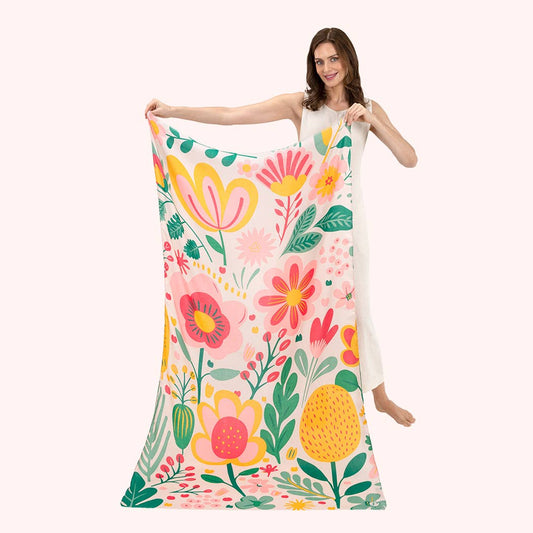 Print Scarf - Pop Flower Posie, by Powder Designs