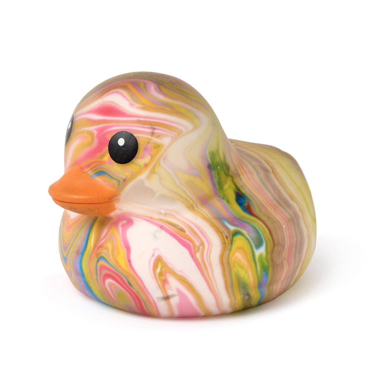 Cupcakes & Cartwheels Jumbo Squishy Rainbow Marbled Duckie