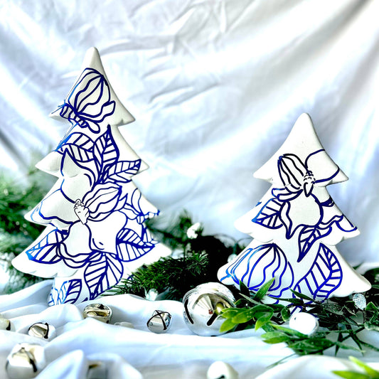 Jessica Reynolds Large Blue and White Shelf Tree