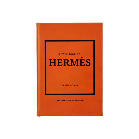 Graphic Image "Little Book of Hermès" Leather Bound