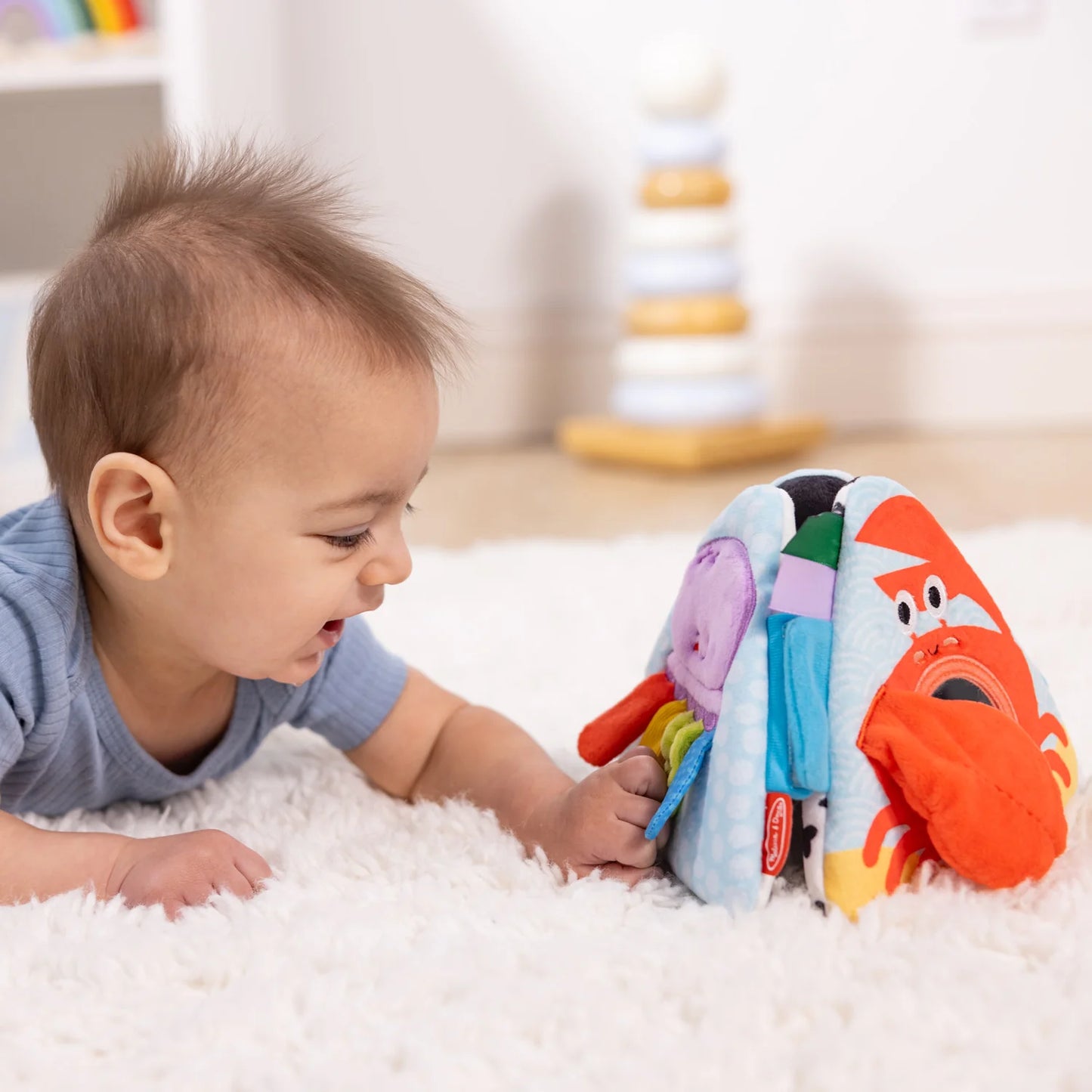 Melissa & Doug Ocean Tummy Time Triangle