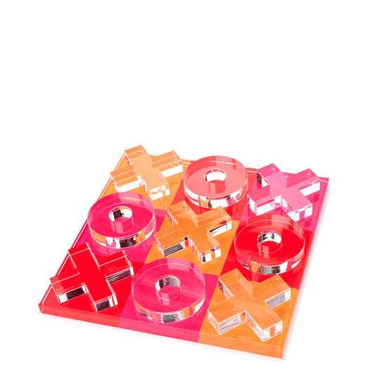 Tara Wilson MINI TIC TAC TOE - CAPRI (PINK ORANGE, RED)