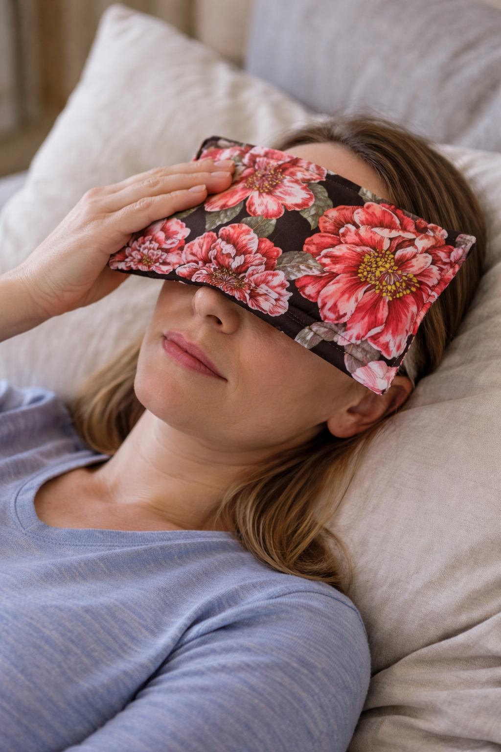 Reusable Hot/Cold Rice Pack - Pink Floral