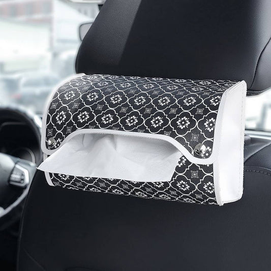 CAR SEATBACK HANGING TISSUE BOX