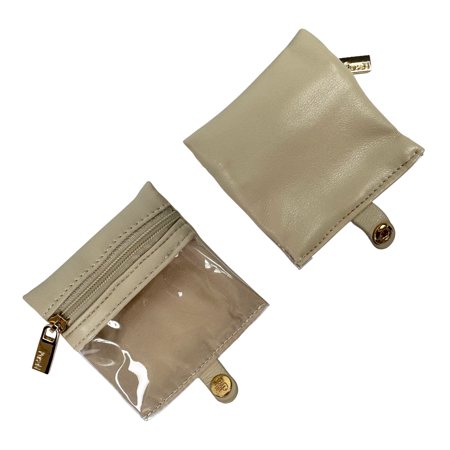 PurseN LITTMINI • Lighted Mirror Case • Latte