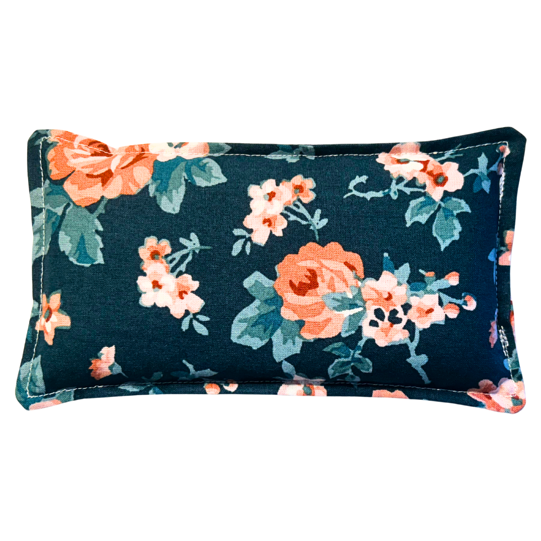 Reusable Hot/Cold Rice Pack - Green Floral