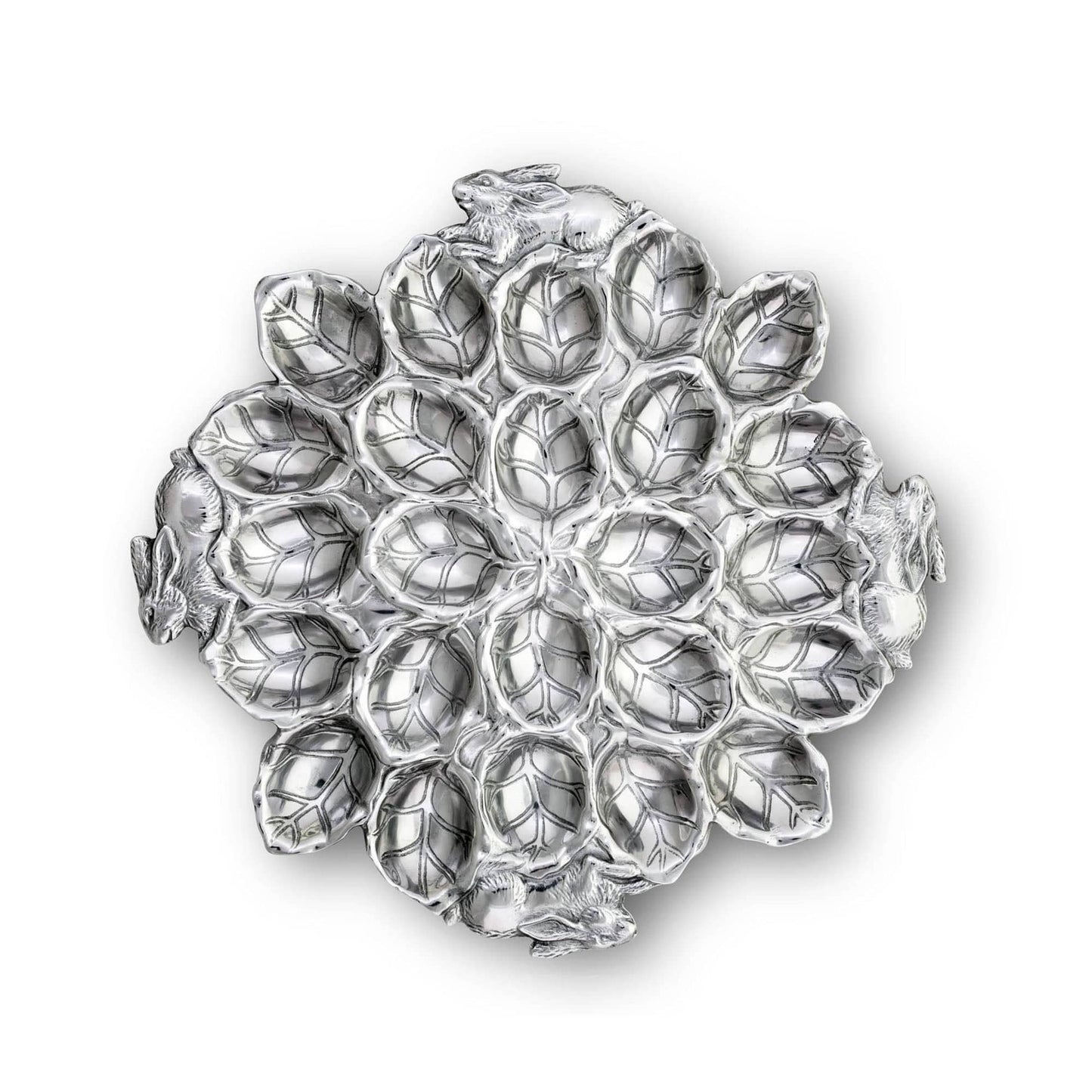 Arthur Court Bunny Deviled Egg Holder Large