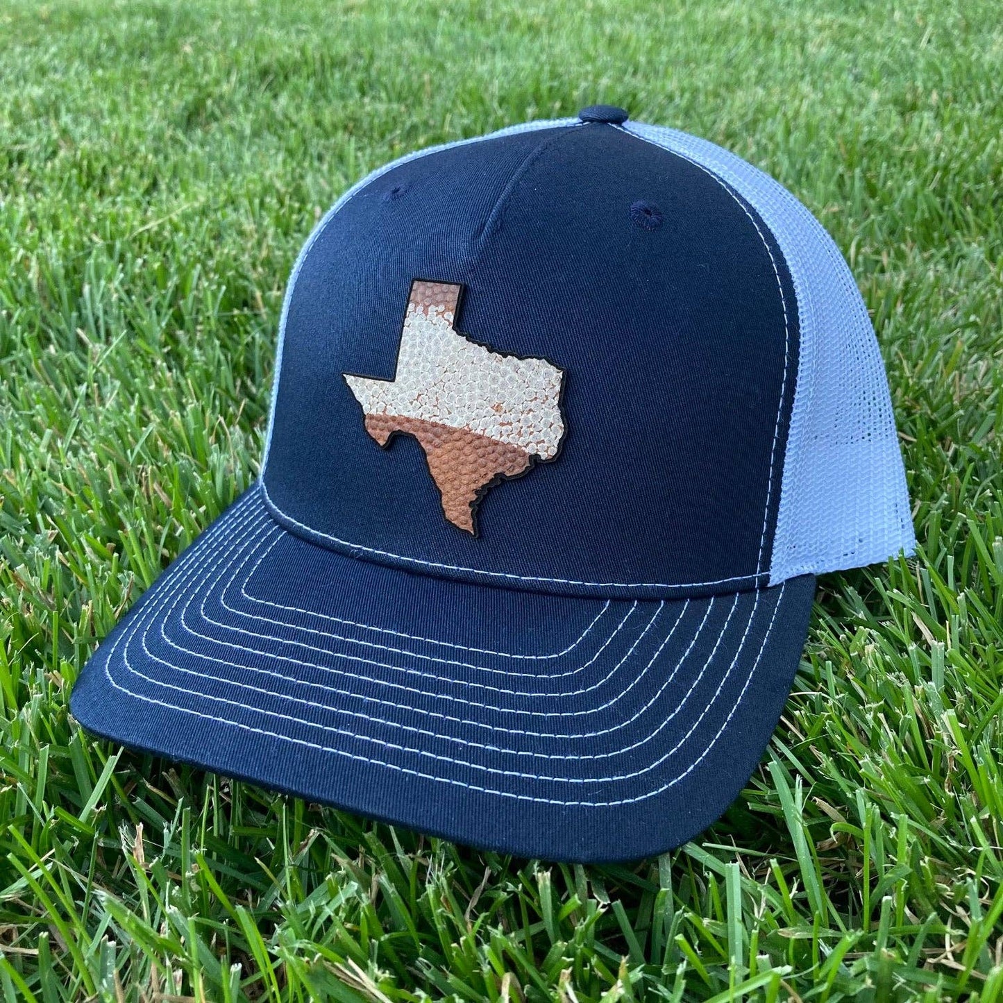 Hide Park The Lone Stripe State Football Leather Hat