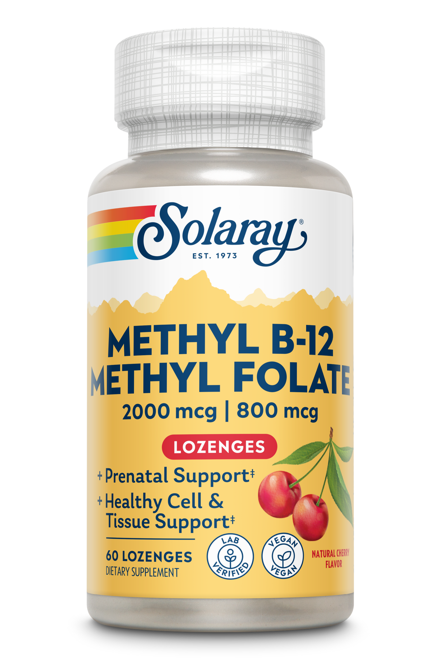 Solaray Methyl B-12 & Methyl Folate Lozenge