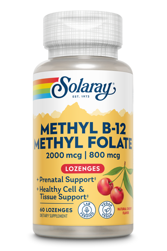 Solaray Methyl B-12 & Methyl Folate Lozenge