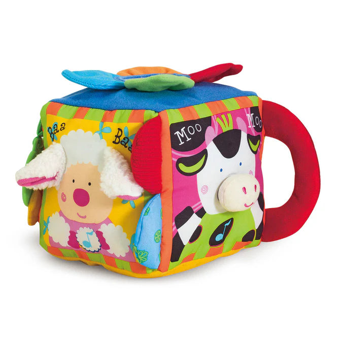 Melissa & Doug Musical Farmyard Cube Learning Toy