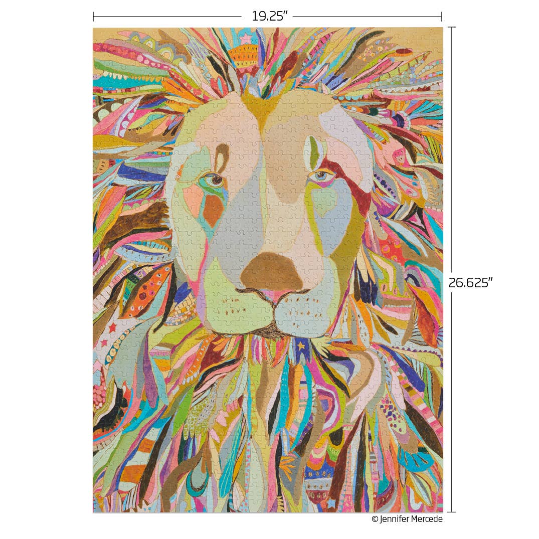 WerkShoppe Majestic Lion 1000 Piece Jigsaw Puzzle