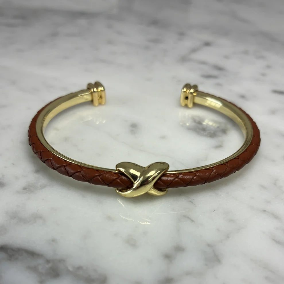 Venetian Woven Leather Cuff