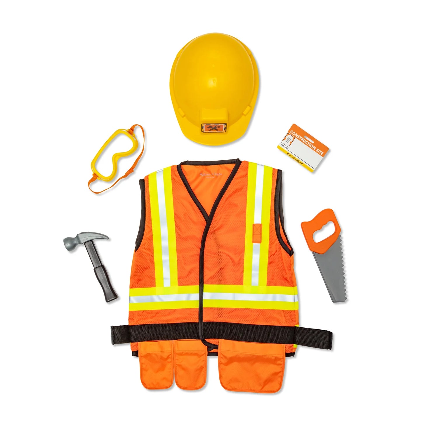 Melissa & Doug Role Play Costume Set/ Construction Worker
