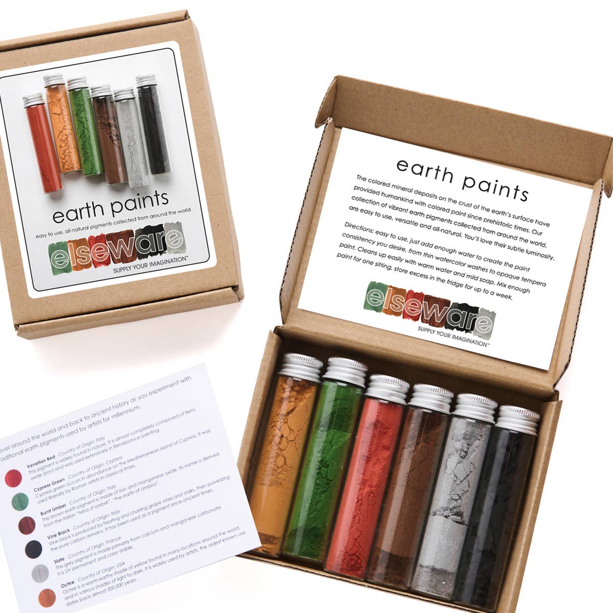 Eco- Kids Earth paint set - case