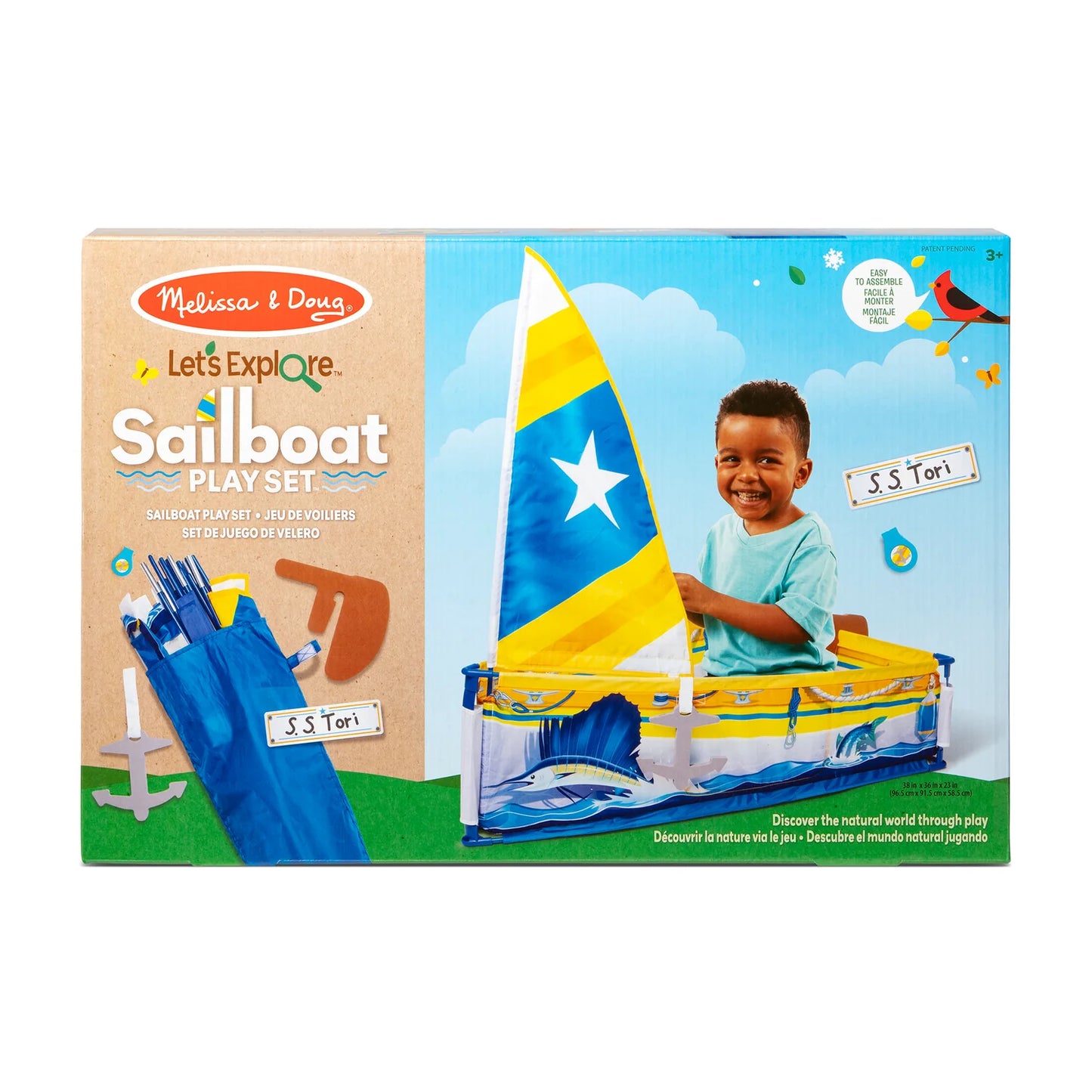 Melissa & Doug Let's explore Sailboat Play Set