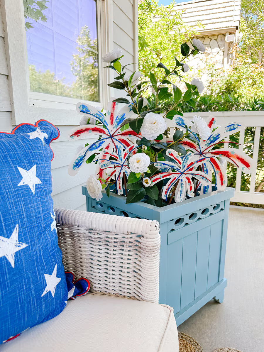 Round Top Firework Bursts (Set of 2)