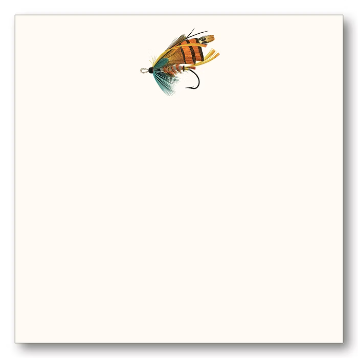 Shade Tree Greetings Note Block Fly Fishing