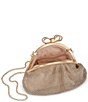Badgley Mischka Nikko Crystal Mesh Pouch Clutch