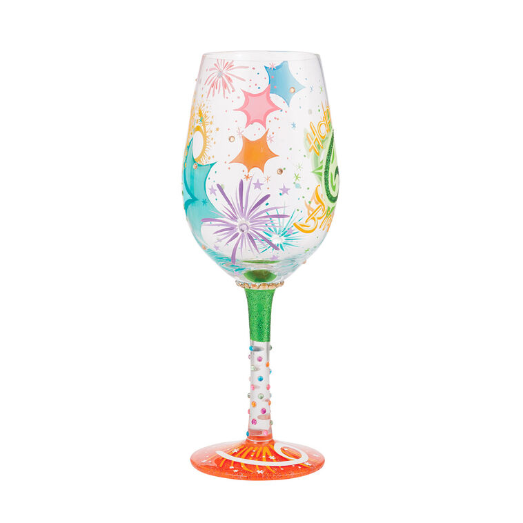 Lolita Happy 60th Birthday Wine Glass