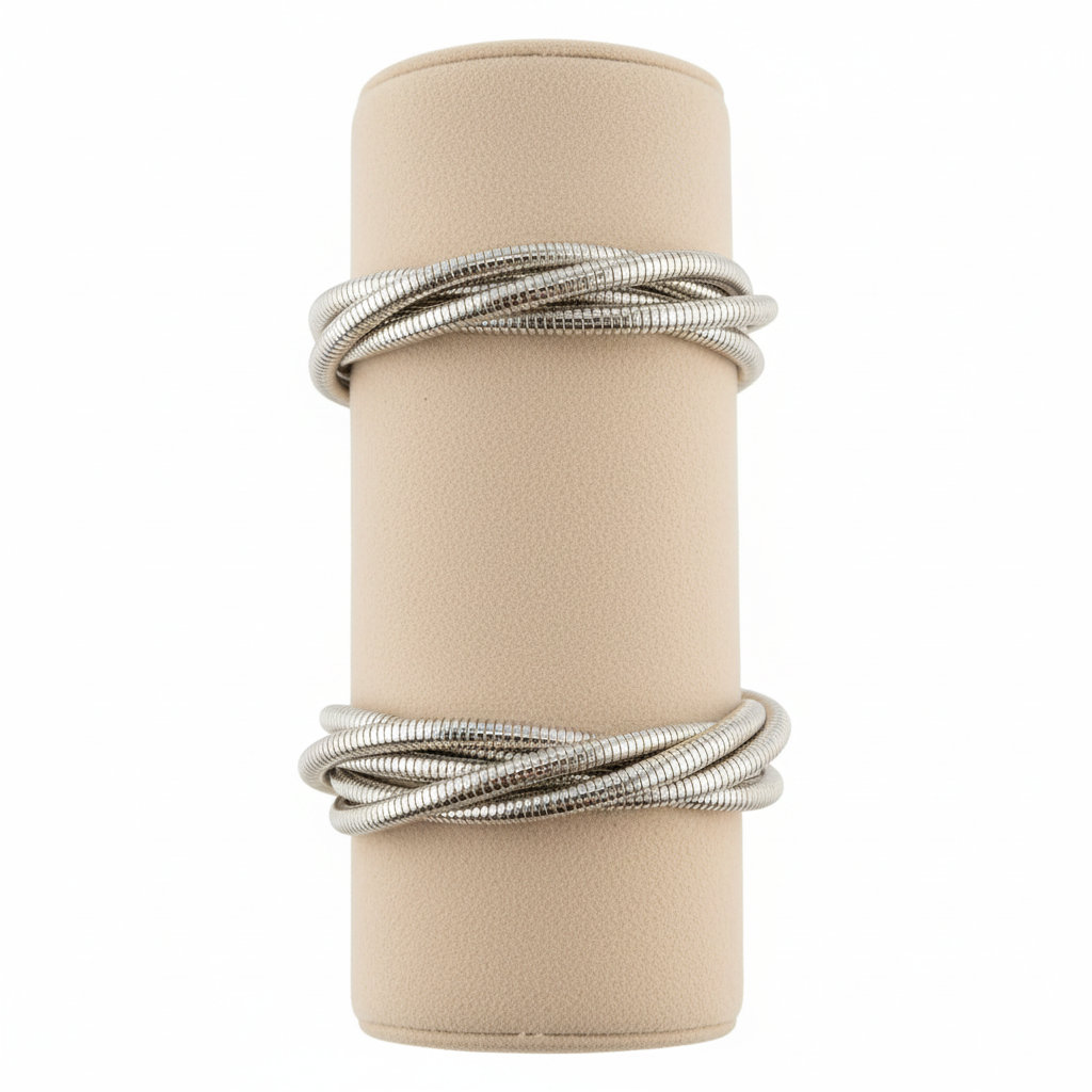 Liquid Metal Cobra Bangle
